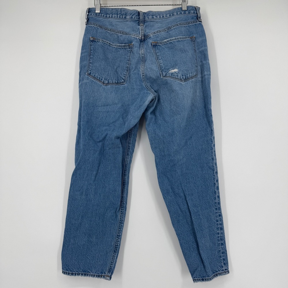 J.Crew High-Rise Straight Premium Edition Blue Button Fly Jeans Size 30 - Picture 3 of 10
